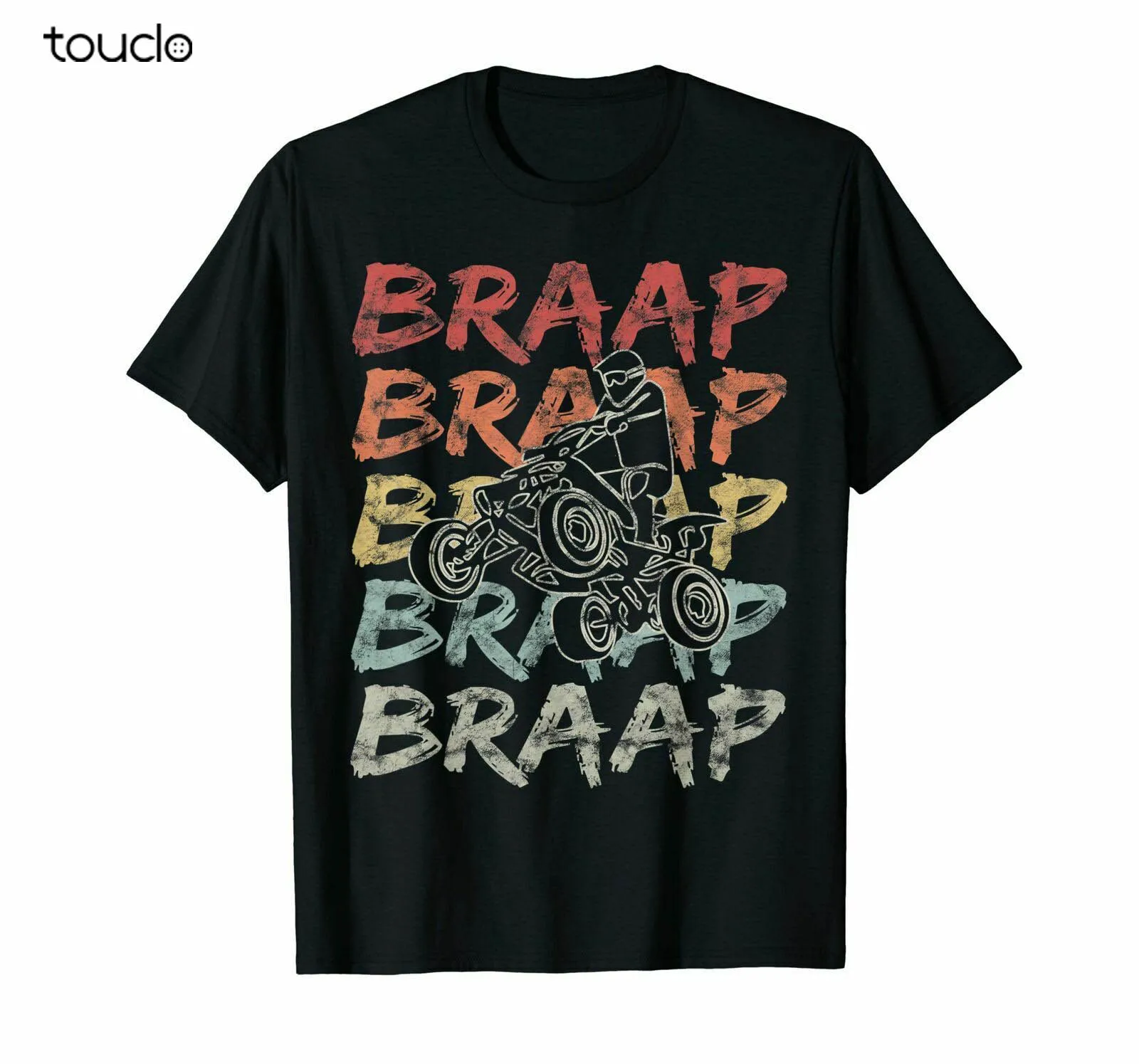 

Vintage Braap Quad Biker Gift I Atv Four Wheeler Quad Bike T-Shirt button up shirt women