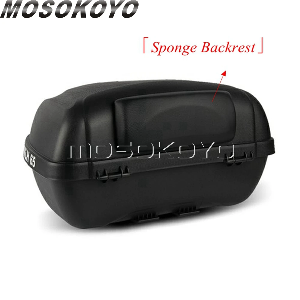 Универсальные мотоциклетные Чехлы 52L Topcase большие задние коробка для хранения с