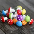 16 шт. искусственные грибы, праздничный Пасхальный бонсай, весенний садовый цветочный горшок, Декор, праздничный Пасхальный бонсай, весеннее украшение для сада