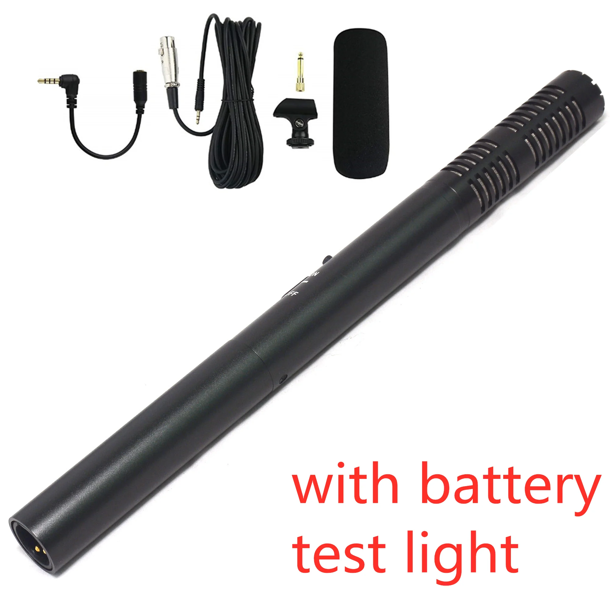 С батареей тест Профессиональный Студийный конденсаторный микрофон Микрофон