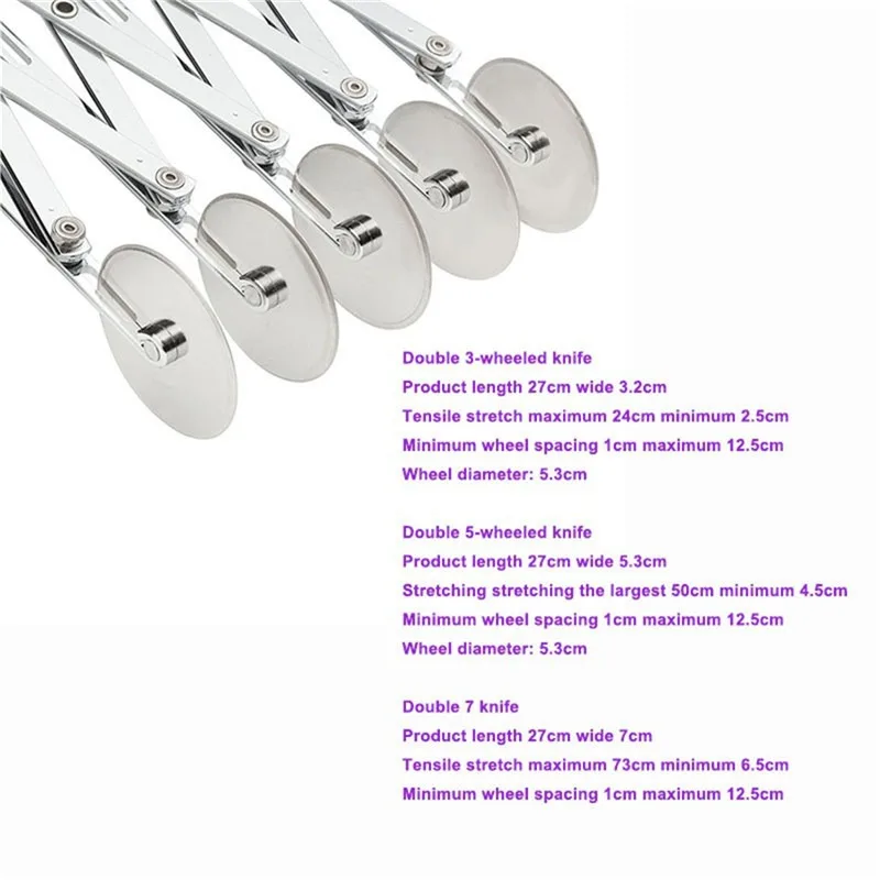 1 шт. Из нержавеющей стали разделитель теста боковой нож для макарон гибкий