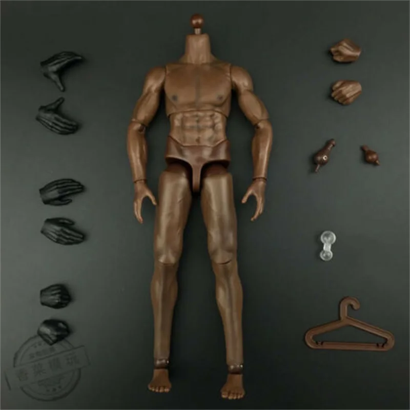 

KODOXO 1/6 Male Body Doll Strong Muscular Man Figure Doll Model