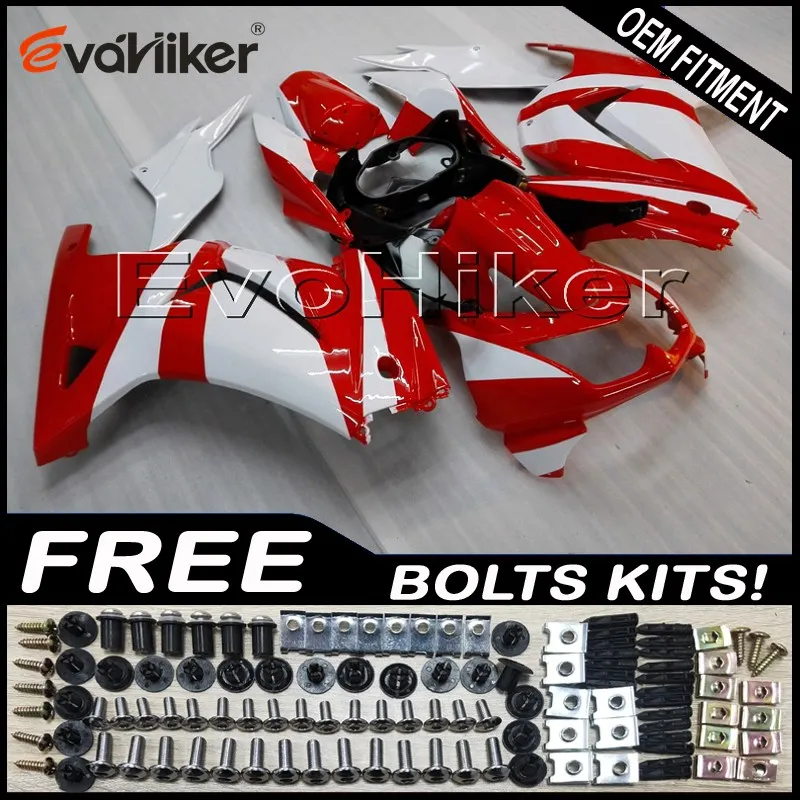 

Изготовленный На Заказ обтекатель для ZX250R EX250 2008 2009 2010 2011 2012 корпуса панелей двигателя из АБС-пластика инжекционная форма красный белый + под...