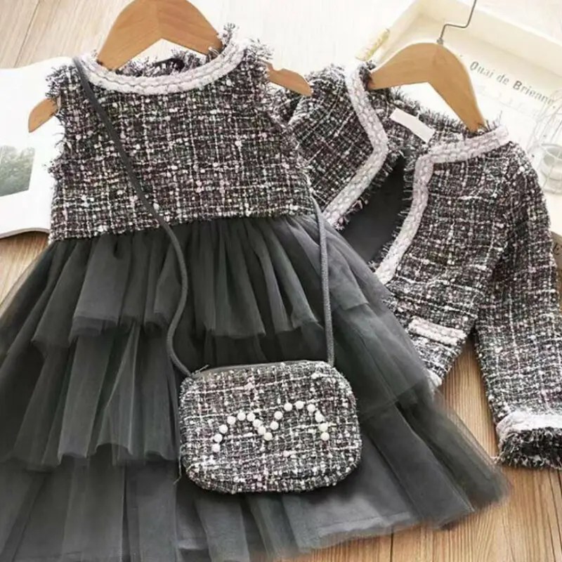 Детское вечернее платье пачка без рукавов PUDCOCO комплект из 2 предметов для