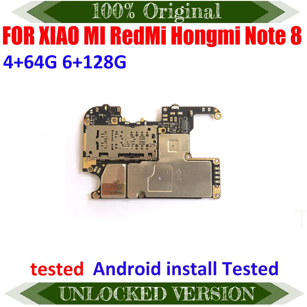 Замена материнской платы с чипами для Xiaomi Hongmi Redmi Note 8 материнская плата