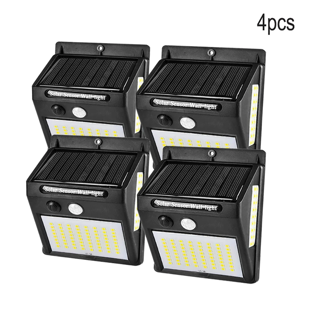 

100 LEDs Solar Street Light Outdoor Solar Waterproof Wall Light PIR Motion Sensor Street Light Garden Corridor Decorative Light