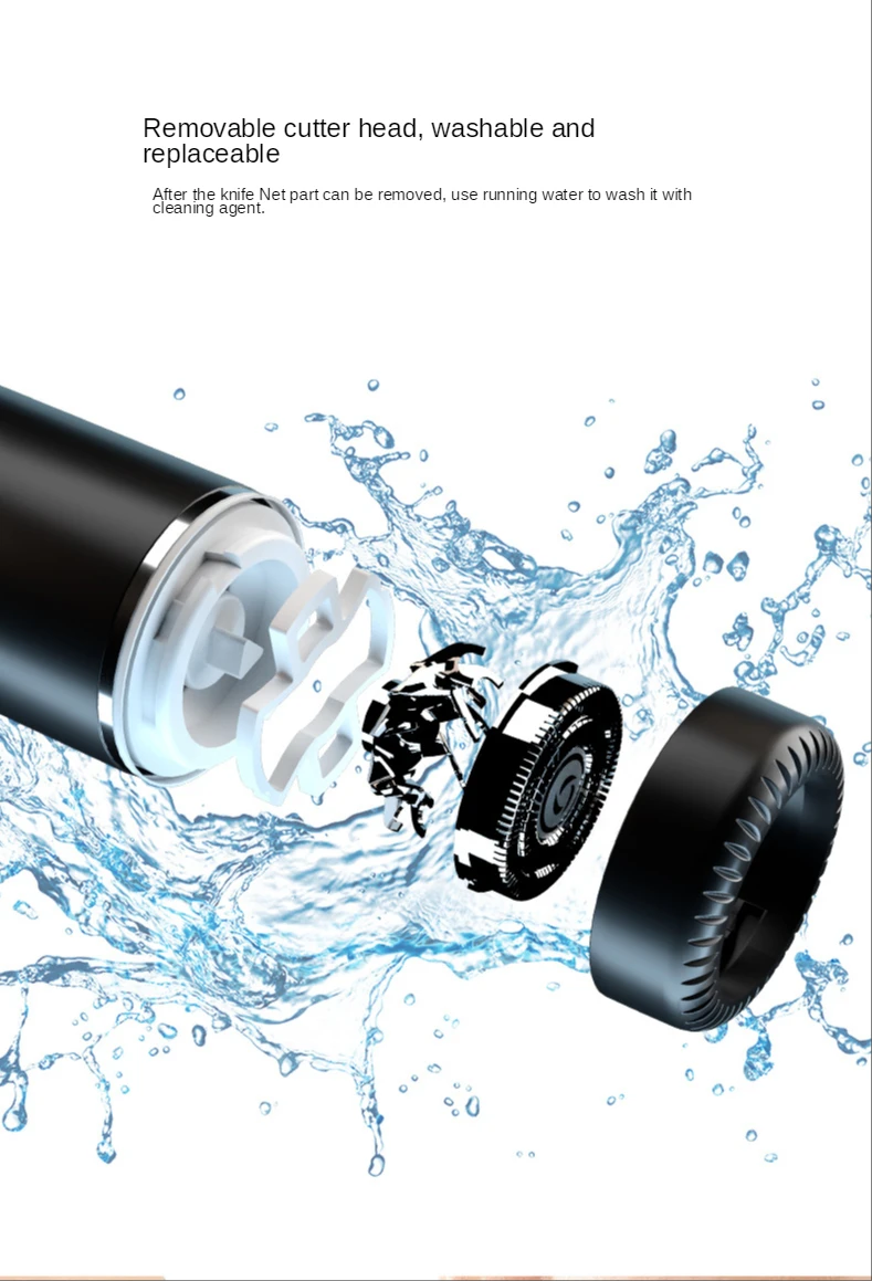 

2021 upgraded 6D floating portable shaver car electric shaver