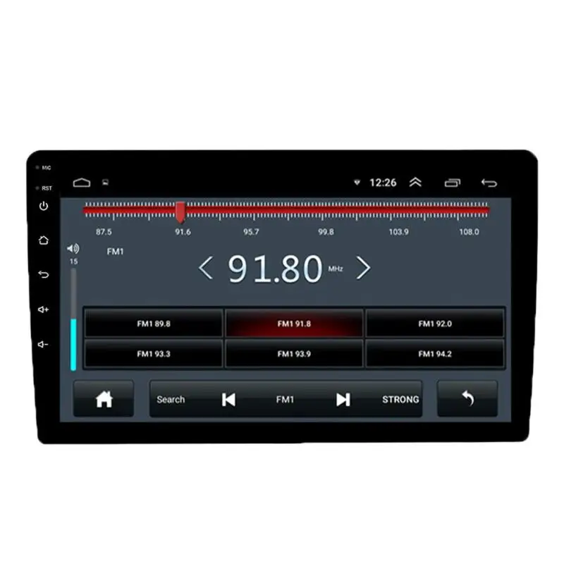 10101 10,1 дюймов сенсорный экран Android 8,1 Стерео gps Navi FM радио MP5 плеер Поддержка рулевого колеса управления видео выход