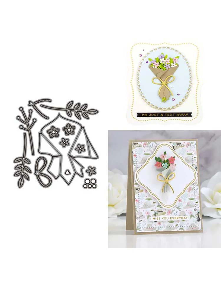 

Куча цветов металлический нож для резки штамповки и уплотнения Скрапбукинг карточка ручной штамп из углеродистой стали пресс-формы