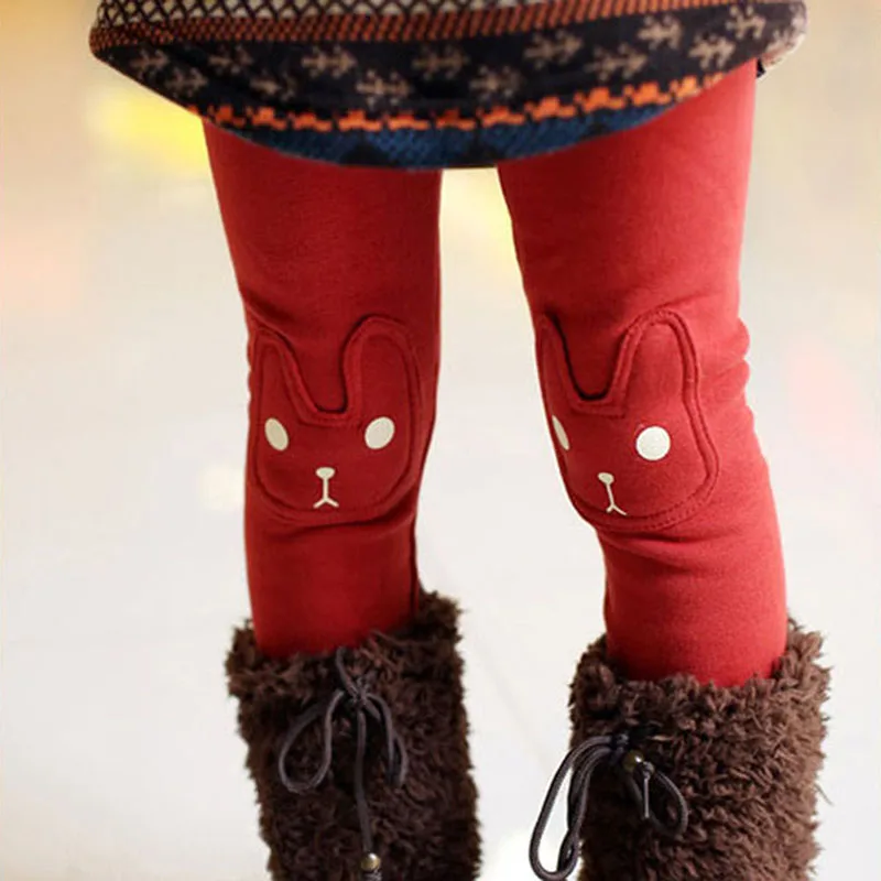 Детские брюки леггинсы для девочек утепленные сохраняющие тепло с милым
