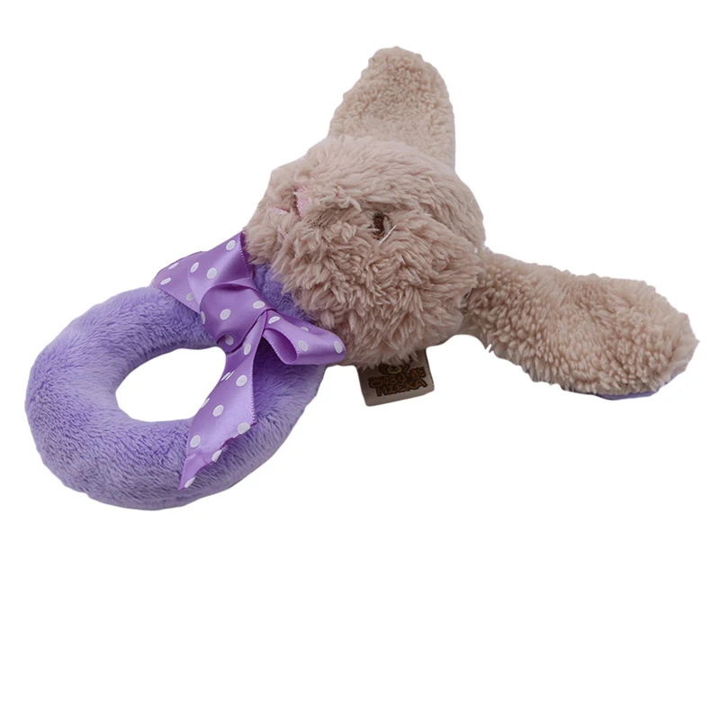

Cute Plush baby toy Animal Hand Bells Baby Toys Baby Rattle Ring Bell Toy Newborn Infant Early Educational Doll Gifts brinquedos