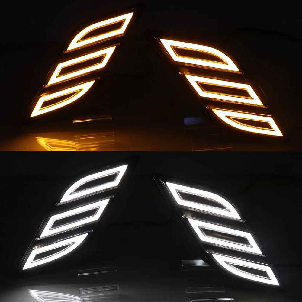 2 шт. автомобиля Fender светильник для Ford Raptor F150 2016 2017 2018 2019 Светодиодный дневной