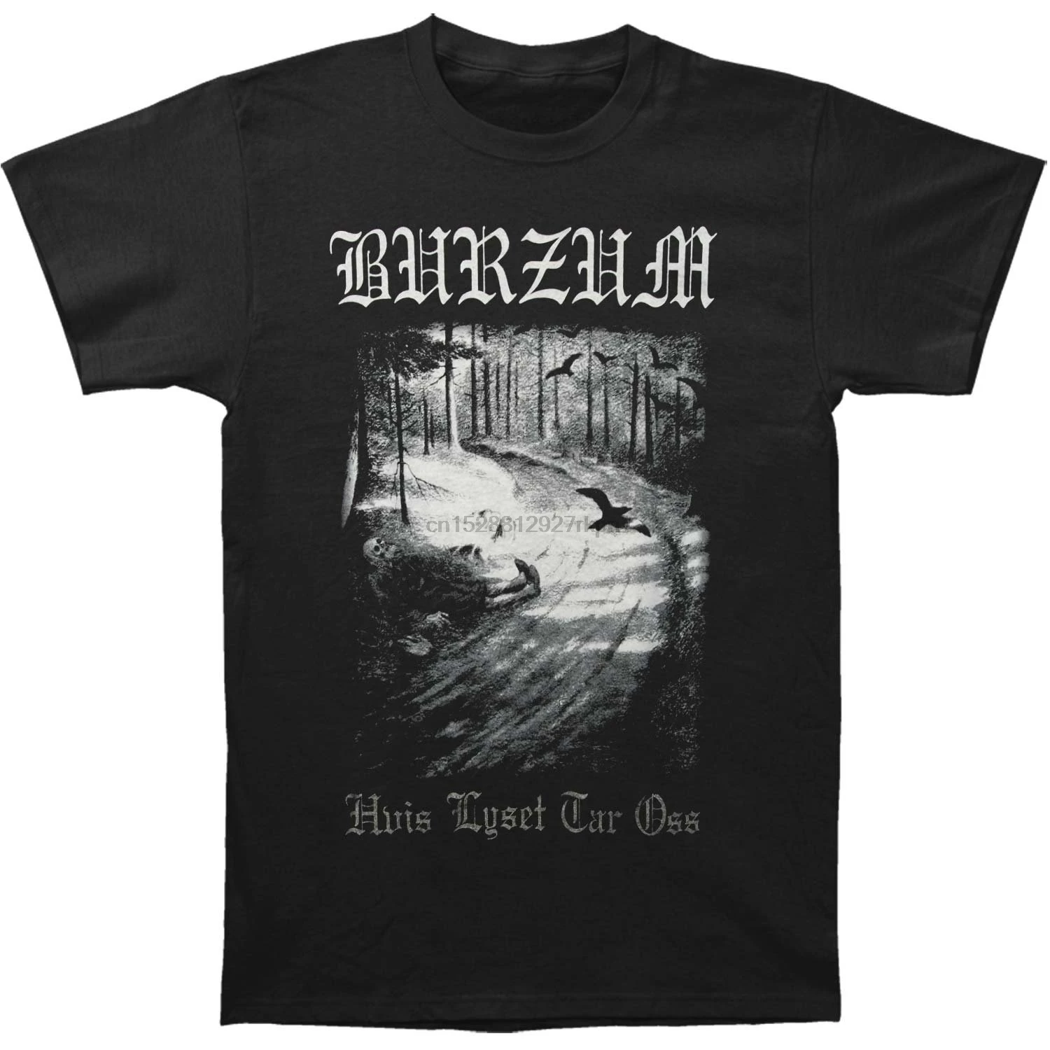 Burzum Мужская Hvis Lyset Tar Oss Футболка Черная | одежда