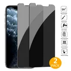 Антишпионское закаленное стекло для iPhone 12, 11 Pro, XS Max, 12Mini, X, XR, SE2020, защитные пленки для iPhone 6, 6S, 7, 8 Plus, 1-2 шт.