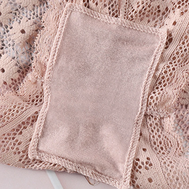 

Women Lace Bra Sets Seamless Underwear Backless Vest Sexy Panties Padded Bralette Lingerie Ultrathin Briefs Female Intimates