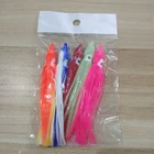 Светящаяся пластиковая приманка-Осьминог Lumo, 9 см, мягкий кальмар юбок, искусственная приманка для рыбалки цветов, розовый, синий, оранжевый, 2 пакета, 10 шт.