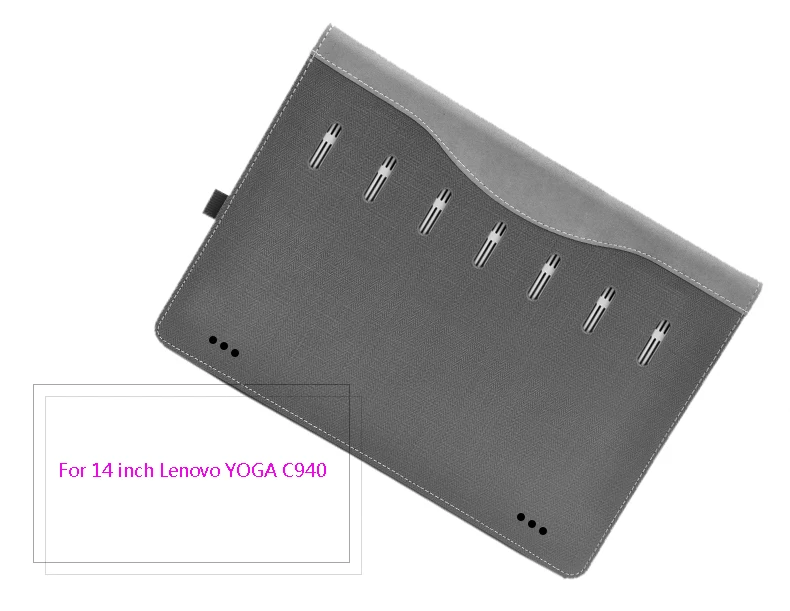 Модный чехол для ноутбука Lenovo Yoga 7 Pro C930 защитный из искусственной кожи 6 C920 5 C910 |