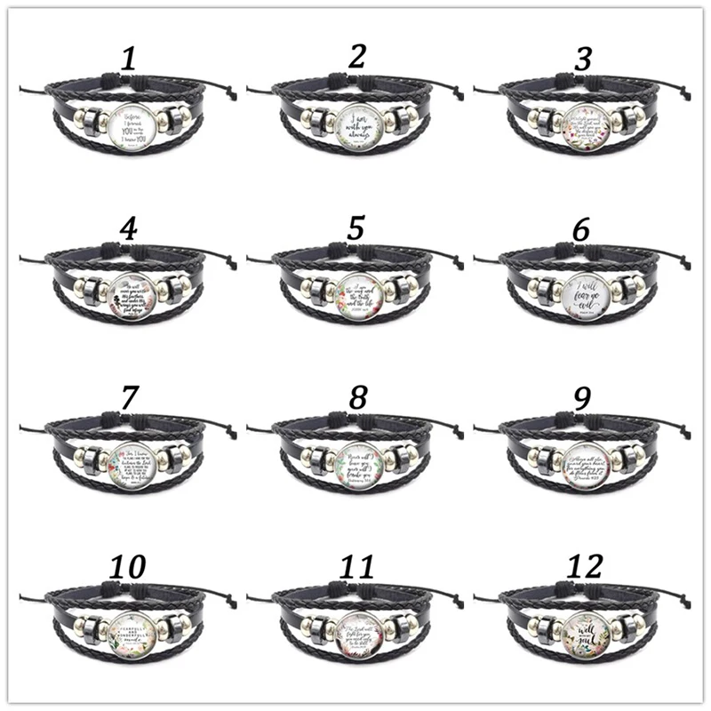 Библейский стих браслет ручной работы &quotэто хорошо с моей душой&quot женские