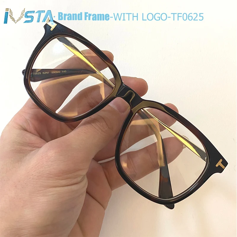 

IVSTA Top Quality TF0625 with Logo Cat Eye Prescription Eyewear Lady Retro Luxury Brand Designer with Box Myopia Glasses Women