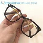 IVSTA высшее качество TF0625 с логотипом кошачий глаз Рецептурные очки женские ретро Роскошные брендовые дизайнерские очки с коробкой женские очки для близорукости