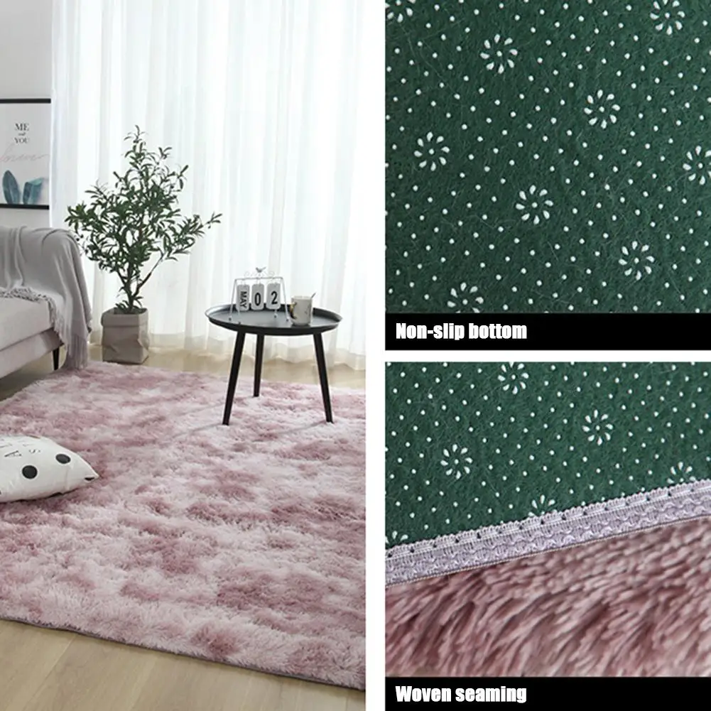 Толстый ковер для гостиной плюшевый дет пушистый напольный ковры окна