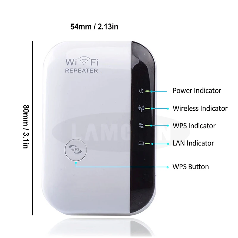 Беспроводной WiFi ретранслятор Wifi расширитель усилитель WiFi 802.11N/B/G усилитель ретранслятор WiFi Reapeter точка доступа