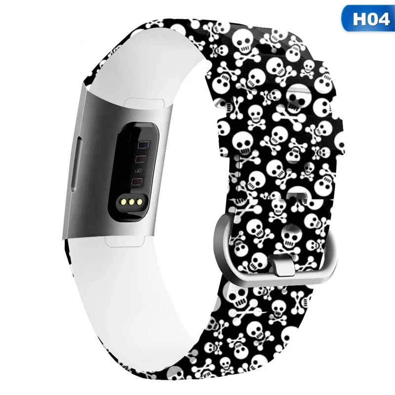

1PC Replacement Fashion Wrist Band Silicon Strap Bracelet For Fitbit Charge 3 Tracker Smartwatch Fitness Bracelet Smart Watch