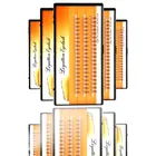 60 шт.лот искусственные натуральные длинные Индивидуальные Кластерные ресницы Профессиональный Макияж Наращивание искусственных накладных ресниц Сделано в Китае