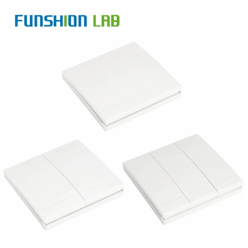 

FUNSHION Wall Remote Control Switch 433Mhz Wireless RF Transmitter AC 220V 12V 100V 110V Receiver For Smart Home Lights Switches