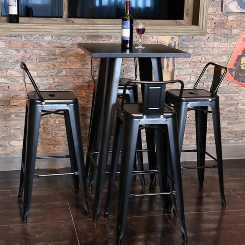 

Барные столы в индустриальном стиле ретро барный стол В индустриальном стиле кованый барный стол высокий обеденный стол мебель для бара HWC