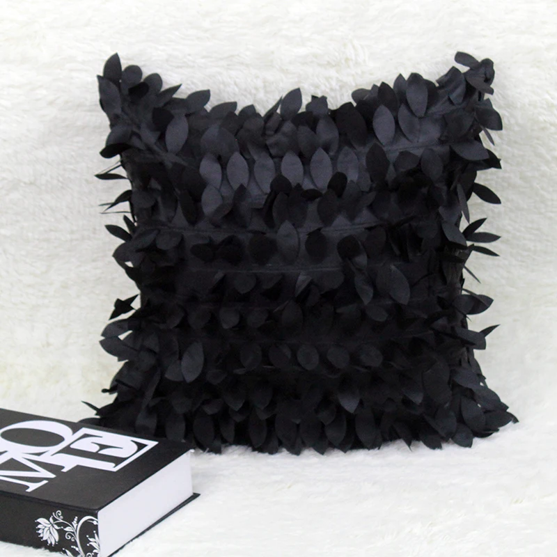 Опавшие листья перо диване Подушка на молнии чехол домашний Декор диванная