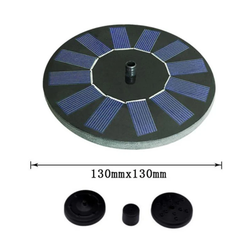 Floating Solar Fountain Garden Pond Decoration Panels Powered Water Pump Patio Lawn | Дом и сад