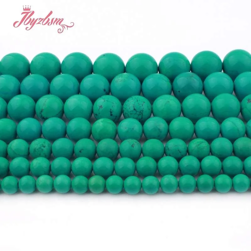 4 6 8 10 12 16mm Round Beads Ball Blue Turquoises Natural Stone For DIY Necklace Bracelets Jewelry Making 15&quotFree Shipping | Украшения