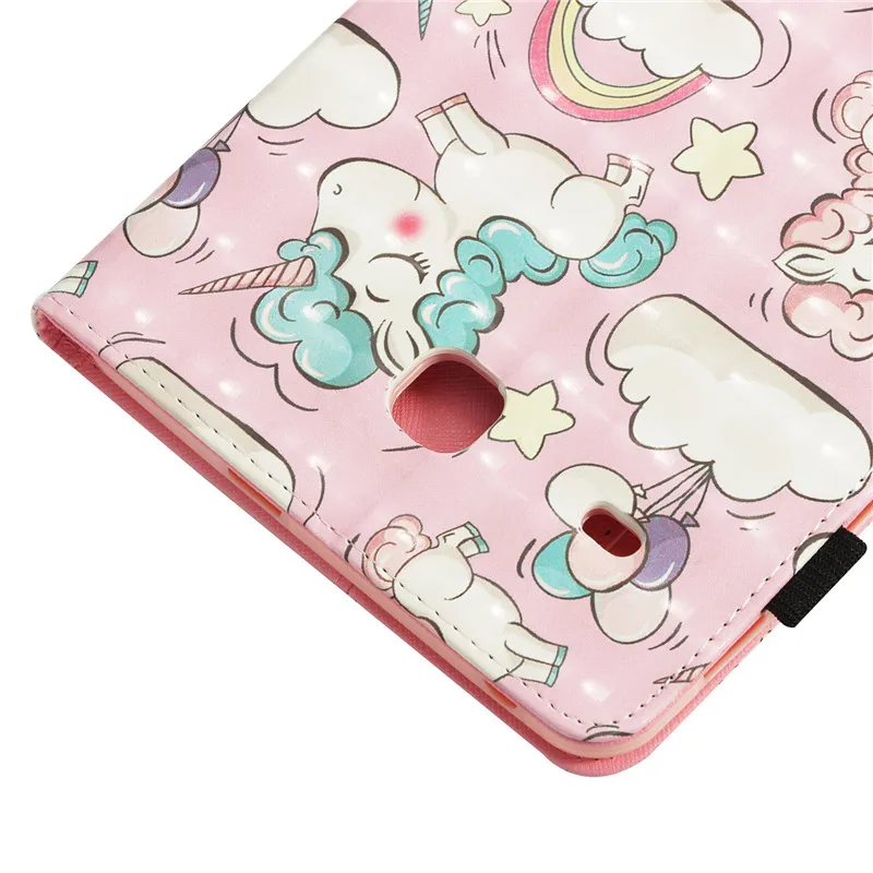 

Wekays For Samsung Tab E 8.0 Cartoon Unicorn 3D Leather Flip Fundas Case For Samsung Galaxy Tab E 8.0 T377 T375 T377V Cover Case