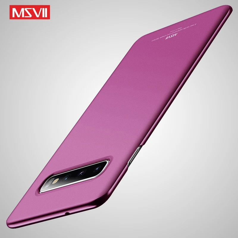 S10 Plus чехол Msvii матовый чехол для samsung Galaxy S10 Plus S9 чехол S10 E Lite PC чехол для samsung S10 S9 S8 Plus S10E чехол s