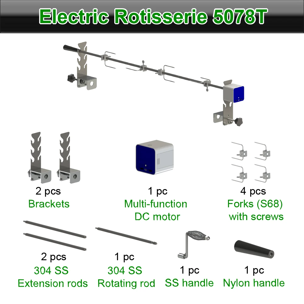 Motor Free Length Adjustment Camping Accessories