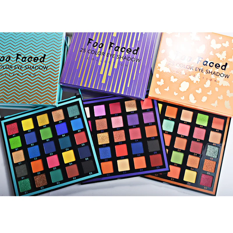 25 цветов Высокая пигментированная палитра теней для век макияж тени 2020 Mujer новая