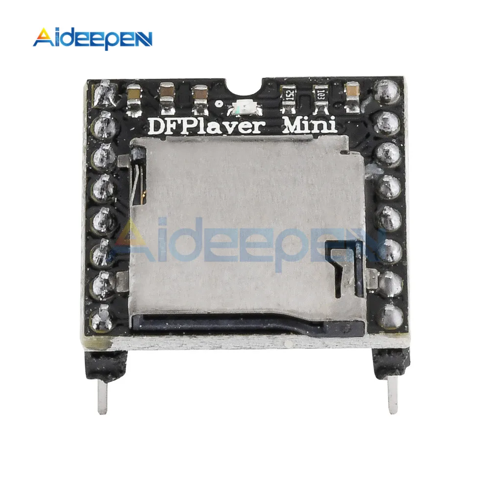 DFPlayer мини mp3 плеер модуль MP3 голосовое декодирование Плата Поддержка tf карты u