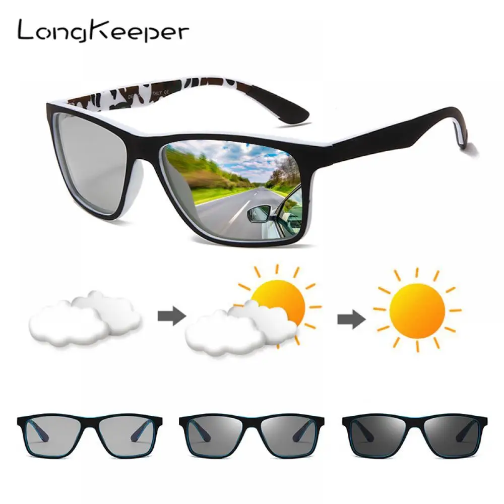 Солнцезащитные очки Мужские фотохромные поляризационные для вождения UV400