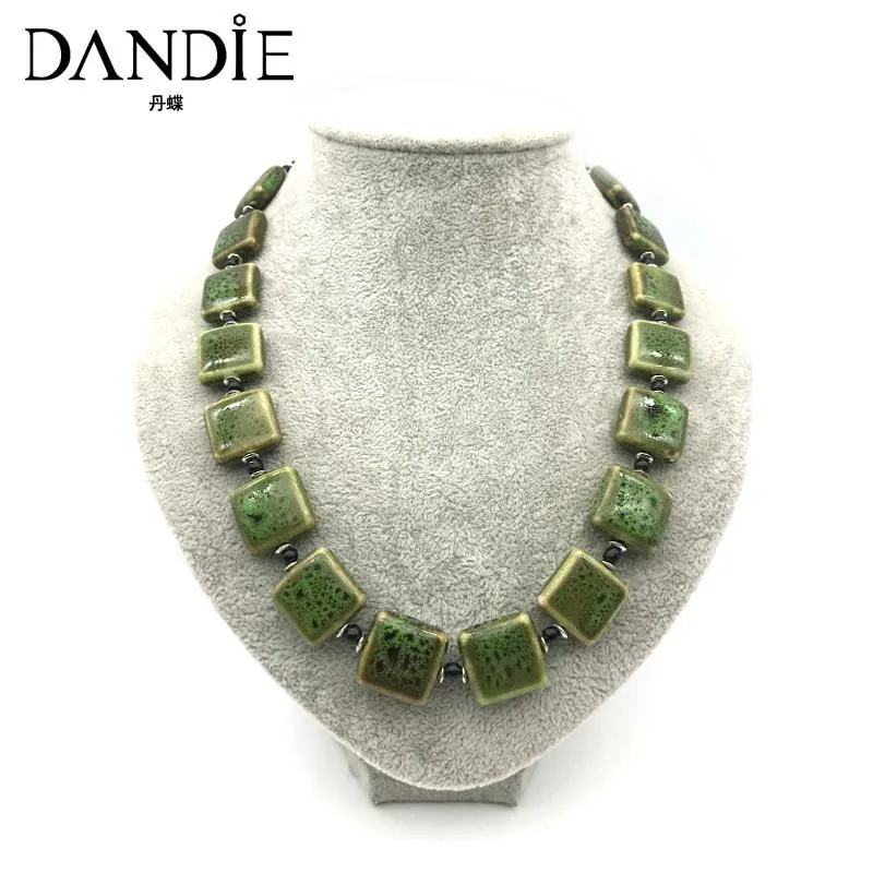 Dandie горячая Распродажа квадратные и круглые аксессуары для ожерелья из