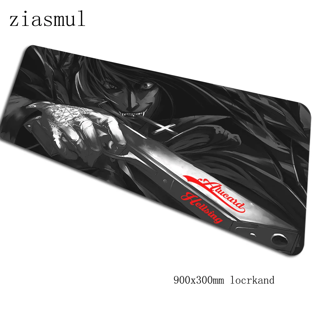Hellsing padmouse 900x300x3 мм игровой коврик для мыши эстетический коврик для мыши геймер компьютерный стол профессиональный коврик notbook mousemate pc - Цвет: Size 900x300x3mm