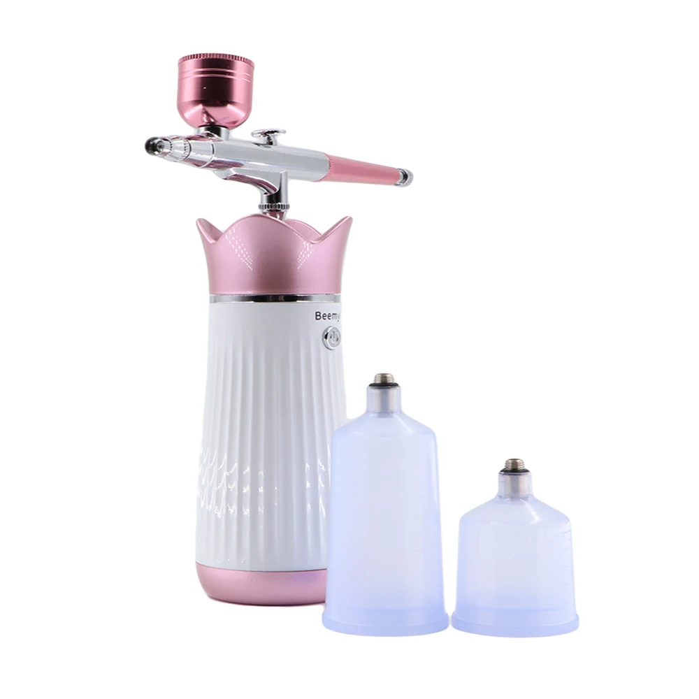 

1PCS Facial Kit 3 Capacity Cups Spray Moisturizing Sprayer Handheld Wireless Airbrush Set