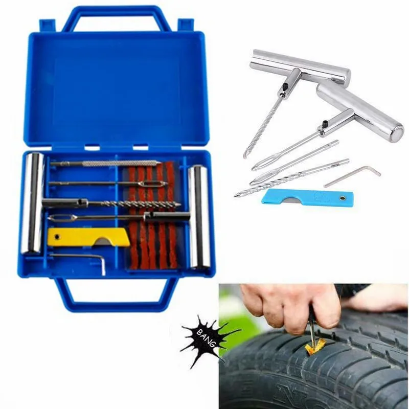 

Tire Repair Tools Puncture Tyre Repair Kit Tire Fitting Tool Vulcanizer Tubeless Car Wheel Repair Tool Garage Tools For Auto