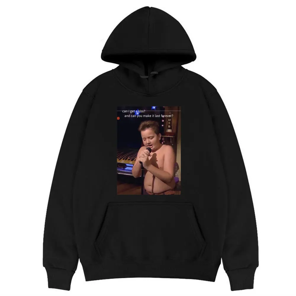 

Gan I Get A Liss and Can You Make It Last Forever Print Hoodie Mens Womens Oversized Loose Hoodies Male Fashion Harajuku Clothes