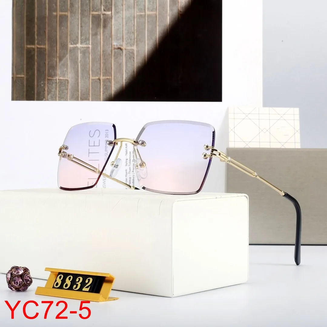 

YC72 New Fashion Vintage classic Square Men Sunglasses Brand Designer New Luxury Polarized Women Sunglasses With box