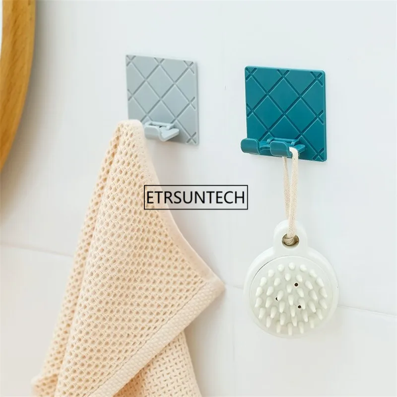200pcs Hair Drier Plug Hook Wall Hanger Save Space Storage Holder Bathroom Living Room Home Decorative | Дом и сад
