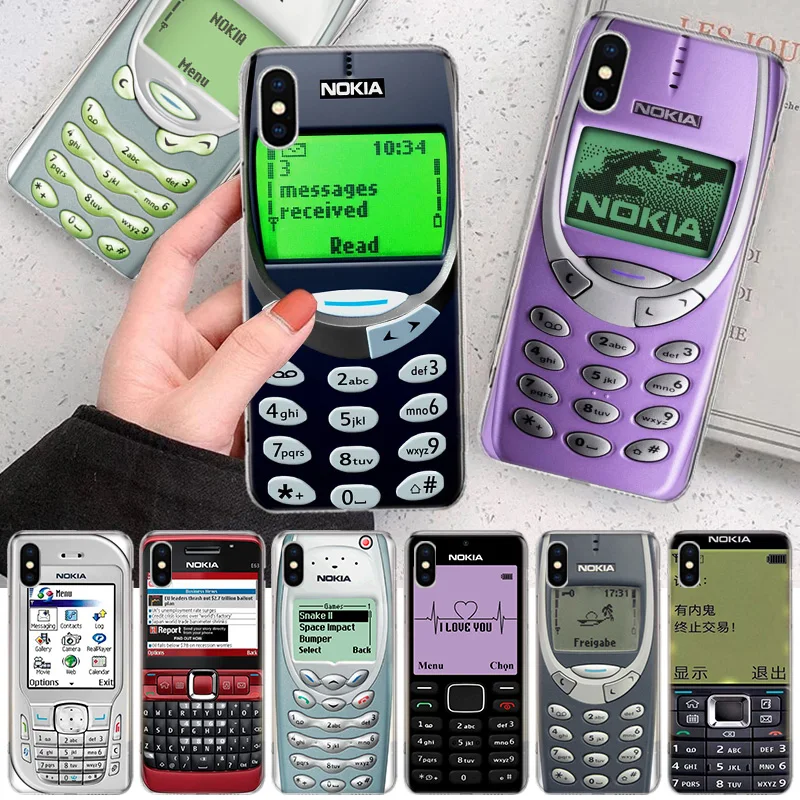 

Nokia Retro Phone Soft Phone Case For IPhone 11 12 13 Pro MAX XR X XS Mini Apple 8 7 Plus 6 6S SE 5S Fundas Coque Shell Cover