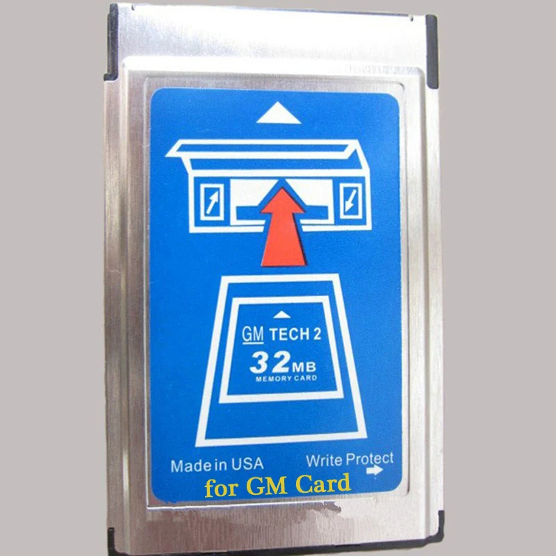 High Quality GM TECH2 32MB Card for GM/OPEL/SAAB/ISUZU/SUZUKI/Holden professional auto diagnostic tool G M TECH 2 32M card