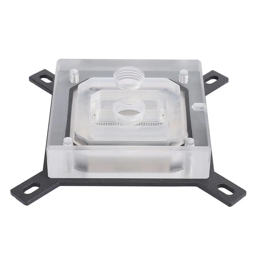 Блок водяного охлаждения ЦП жидкостный блок акриловая панель с 0 5 мм микро водной