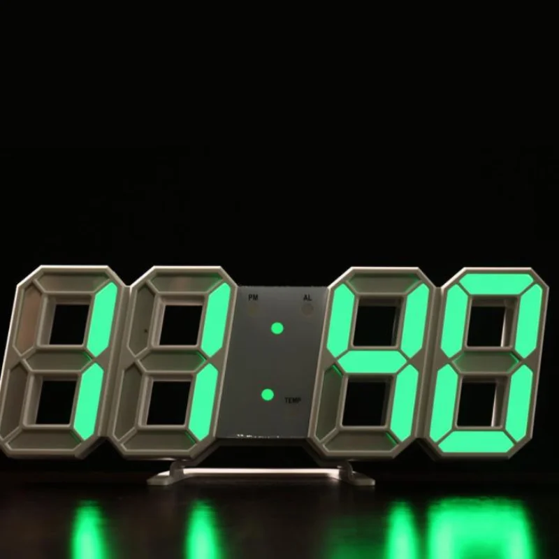 

Home Decoration Digital Alarm Clocks Wall Hanging Watch Snooze Table Clock Calendar Thermometer Electronic Digital Hours clocks